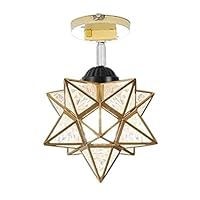 41N 早い者勝ち スター 星型 シーリングライト 天井電気 Amazon.co.jp : 億兆堂 1灯星型シーリングライト ガラス スター